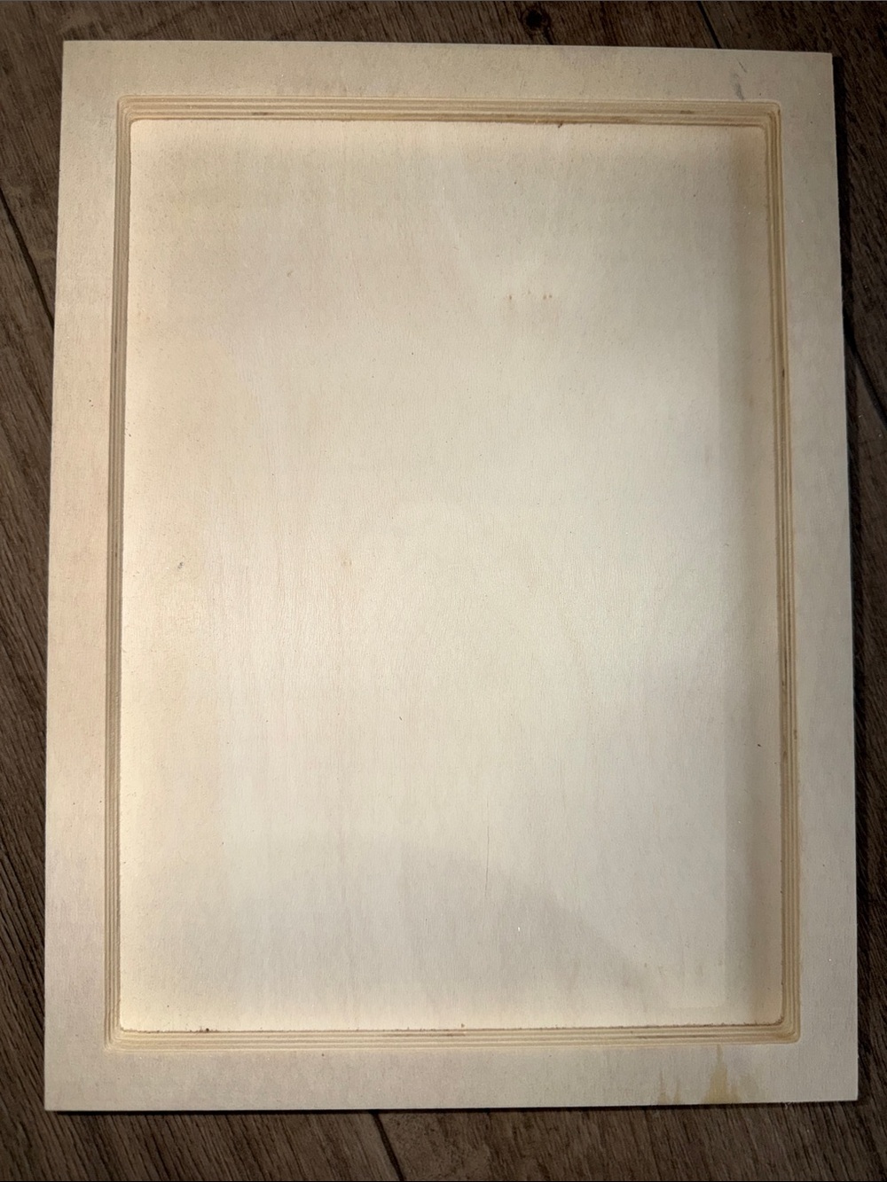 2 Rectangular Wooden Panel in Light Cream